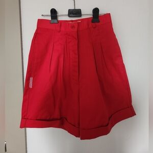 Oscar De La Renta High Waisted Shorts
